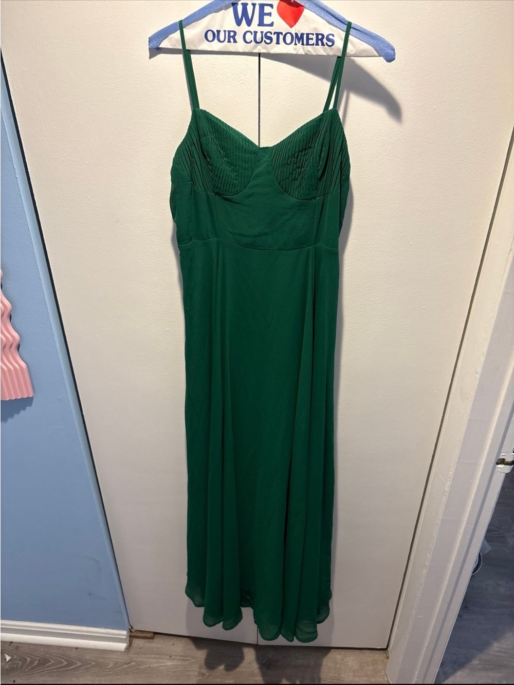Lulu's Green Maxi Dress